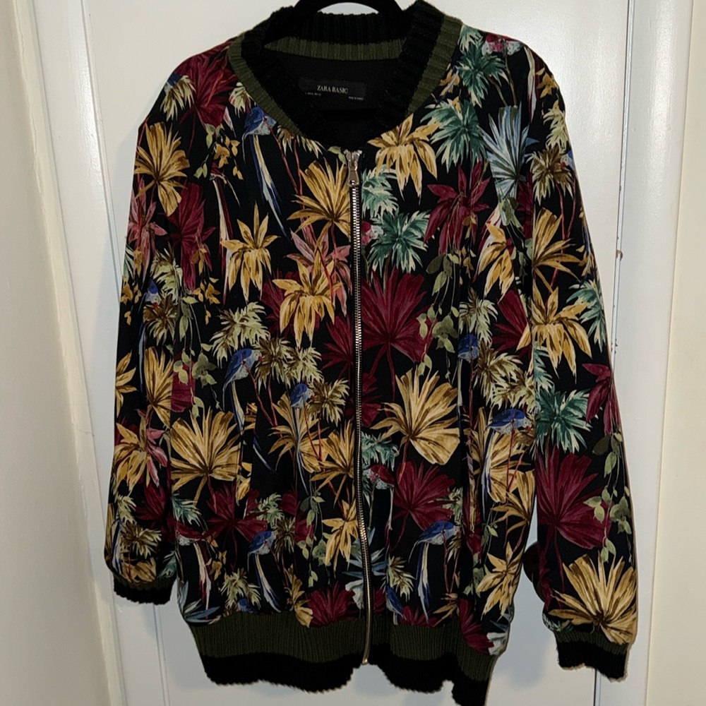 Zara long Bomber